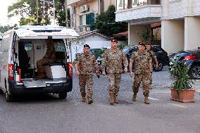 Funeral of Commander Mohamed Farhat - Beirut