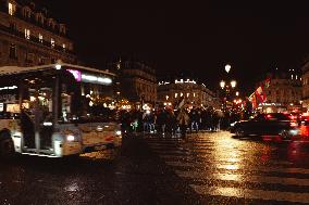 Paris, Protest In Solidarity With Palestinians