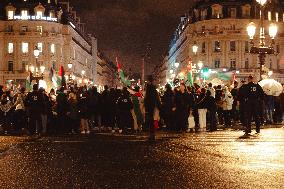 Paris, Protest In Solidarity With Palestinians