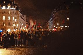 Paris, Protest In Solidarity With Palestinians