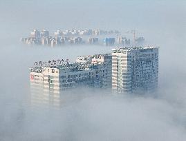 Advection Fog Hit Yantai