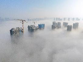 Advection Fog Hit Yantai