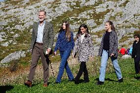 Spanish Royals Visit Sotres - Asturias