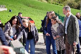 Spanish Royals Visit Sotres - Asturias