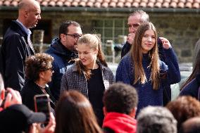 Spanish Royals Visit Sotres - Asturias