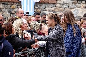 Spanish Royals Visit Sotres - Asturias