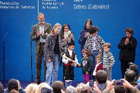 Spanish Royals Visit Sotres - Asturias