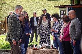 Spanish Royals Visit Sotres - Asturias