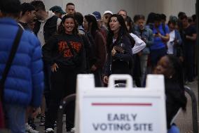 Early Voting For Presidential Election Begins In New York