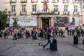 Demonstration In Madrid To Guarantee Decent Public Pensions