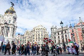 Demonstration In Madrid To Guarantee Decent Public Pensions