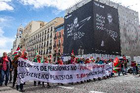 Demonstration In Madrid To Guarantee Decent Public Pensions