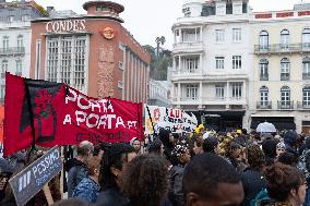 Protest In Lisbon