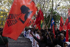 Protest In Lisbon