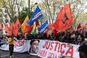 Protest In Lisbon