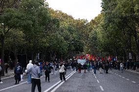 Protest In Lisbon