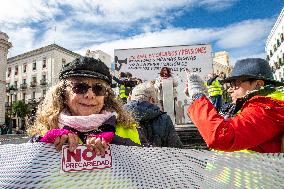 Demonstration In Madrid To Guarantee Decent Public Pensions