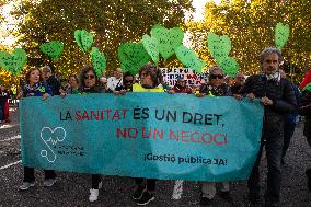 Demonstration In Madrid To Guarantee Decent Public Pensions