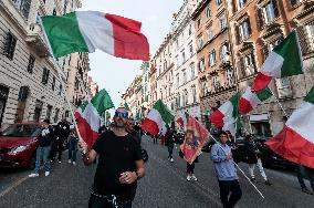 Demonstration Italy Repudiates War