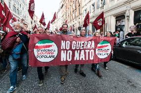 Demonstration Italy Repudiates War