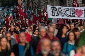 Demonstration Italy Repudiates War