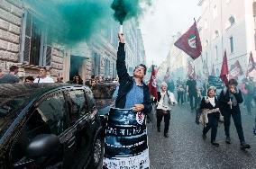 Demonstration Italy Repudiates War