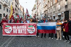 Demonstration Italy Repudiates War