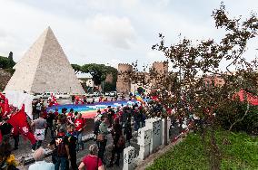 Let's Stop The Wars' Mobilization Day In Italy