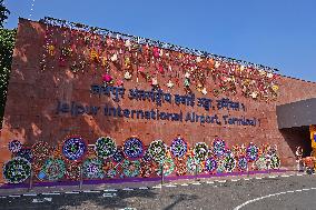 Rajasthan CM Bhajan Lal Sharma Inaugurates Revamped Terminal-1 Of Jaipur INternational Airport