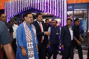 Rajasthan CM Bhajan Lal Sharma Inaugurates Revamped Terminal-1 Of Jaipur INternational Airport