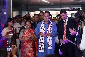 Rajasthan CM Bhajan Lal Sharma Inaugurates Revamped Terminal-1 Of Jaipur INternational Airport