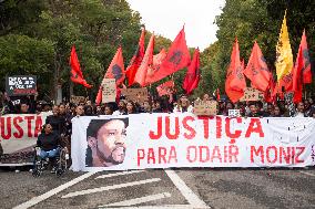 Demonstration “Justice For Odair Moniz / No Justice, No Peace” In Lisbon