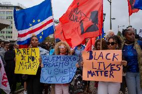 Demonstration “Justice For Odair Moniz / No Justice, No Peace” In Lisbon