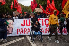 Demonstration “Justice For Odair Moniz / No Justice, No Peace” In Lisbon