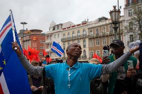 Demonstration “Justice For Odair Moniz / No Justice, No Peace” In Lisbon