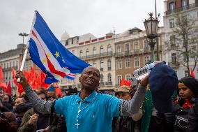 Demonstration “Justice For Odair Moniz / No Justice, No Peace” In Lisbon