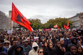 Demonstration “Justice For Odair Moniz / No Justice, No Peace” In Lisbon