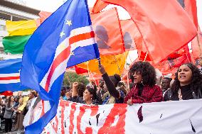 Demonstration “Justice For Odair Moniz / No Justice, No Peace” In Lisbon