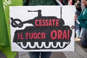 Peace March In Bari (Italy) On October 26, 2024 - Protest Against War