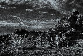 Badlands National Park (Infrared Photography - Alternative Process)