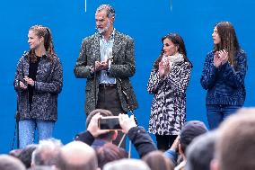 Spanish Royals Visit Sotres