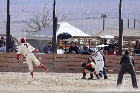 California baseball event at WWII-era camp