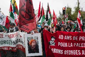 Mobilization For The Liberation Of Georges Abdallah, In Prison For 40 Years - Lannemezan