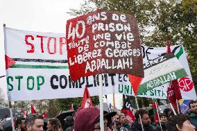 Mobilization For The Liberation Of Georges Abdallah, In Prison For 40 Years - Lannemezan