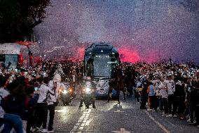 Atmosphere Prior Real Madrid v FC Barcelona - Madrid