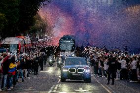 Atmosphere Prior Real Madrid v FC Barcelona - Madrid