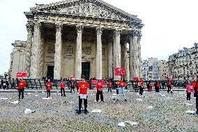 Protest against violence against children and teenagers - Paris