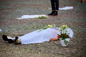 Protest against violence against children and teenagers - Paris