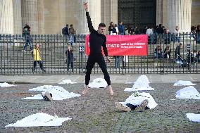 Protest against violence against children and teenagers - Paris