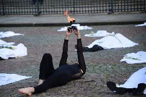 Protest against violence against children and teenagers - Paris